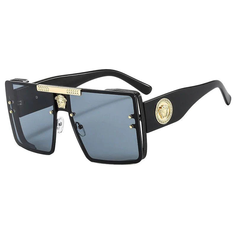 Fashion Generous Frame Glasses Personalized Metal Sunglasses 1024030805