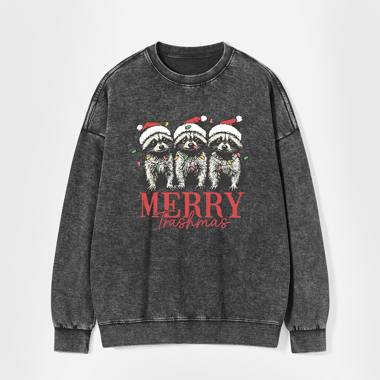 Merry Trashmas Washed Sweatshirts
