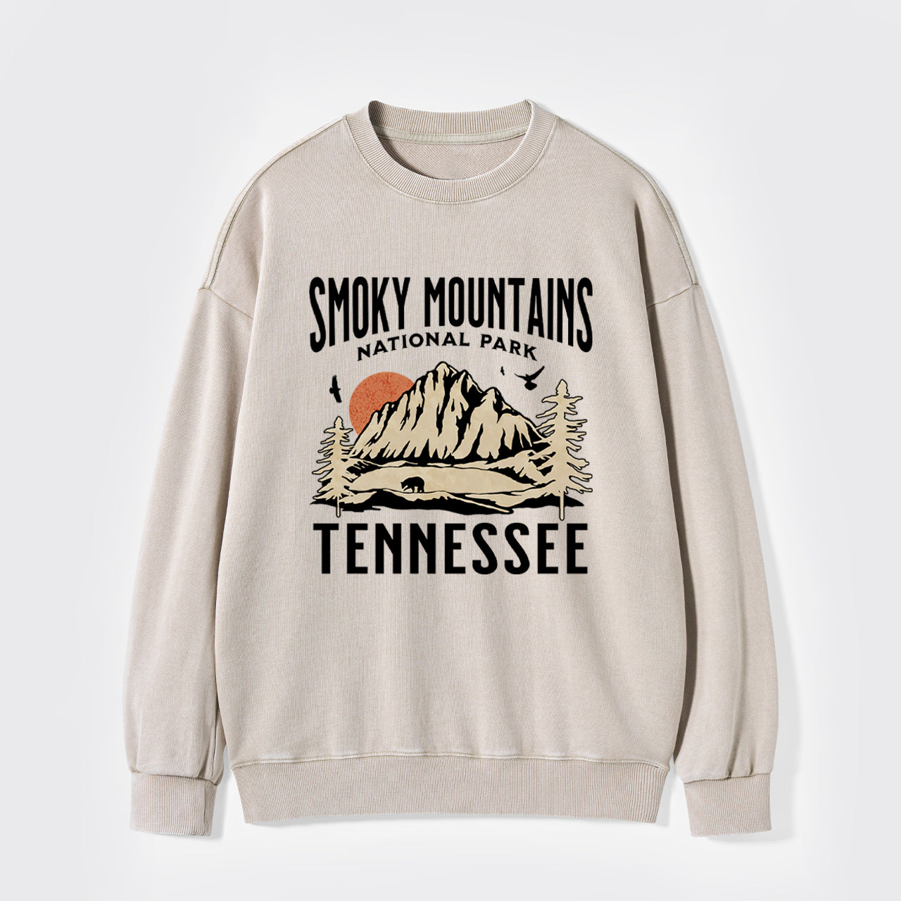 Smoky Mountains National Park Tennessee Washed Sweatshirts