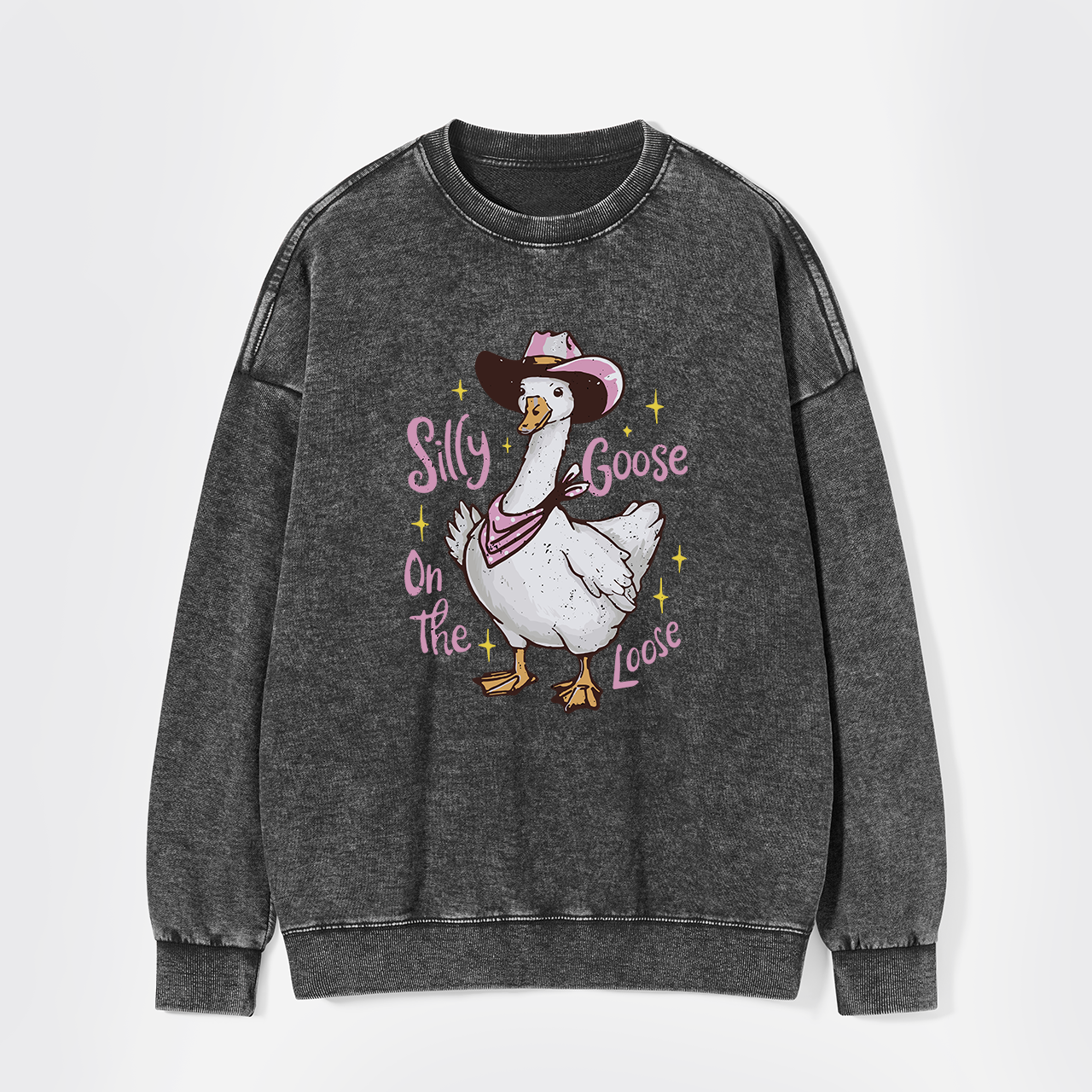 Silly Goose,On The Loose Washed Sweatshirts