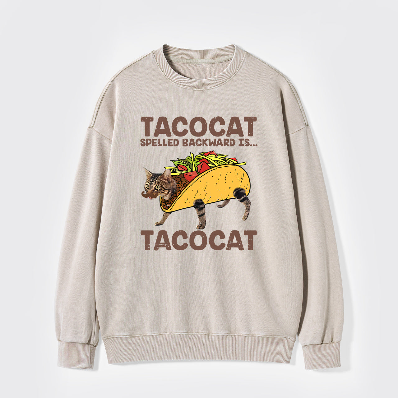 Vintage Taco & Cat Washed Sweatshirts