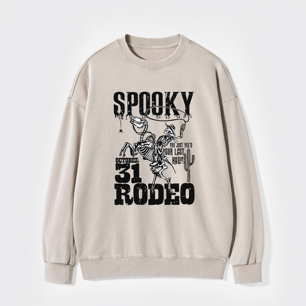 Retro Spooky Rodeo Washed Sweatshirts
