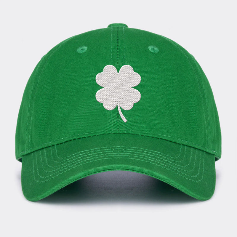 Four Leaves Clover Embroidered Baseball Cap