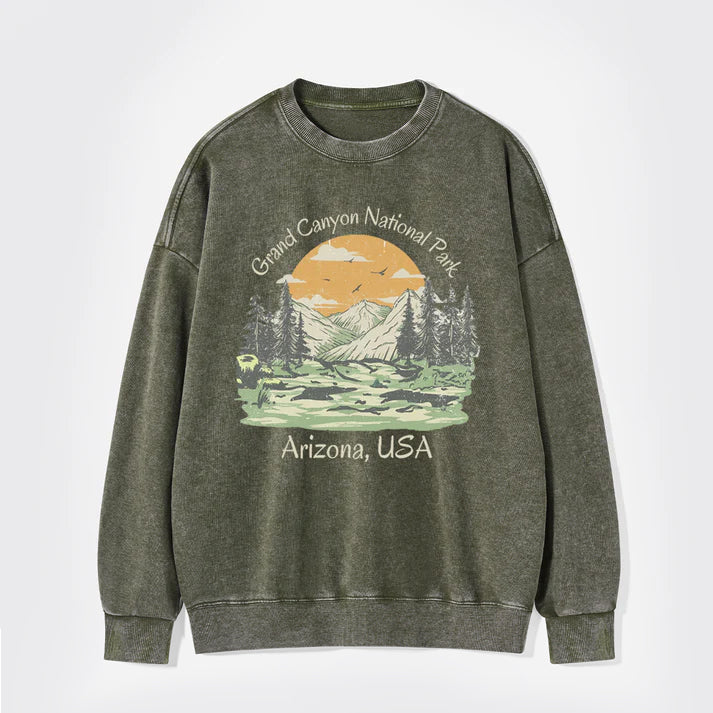 Grand Canyon National Park Washed Sweatshirts