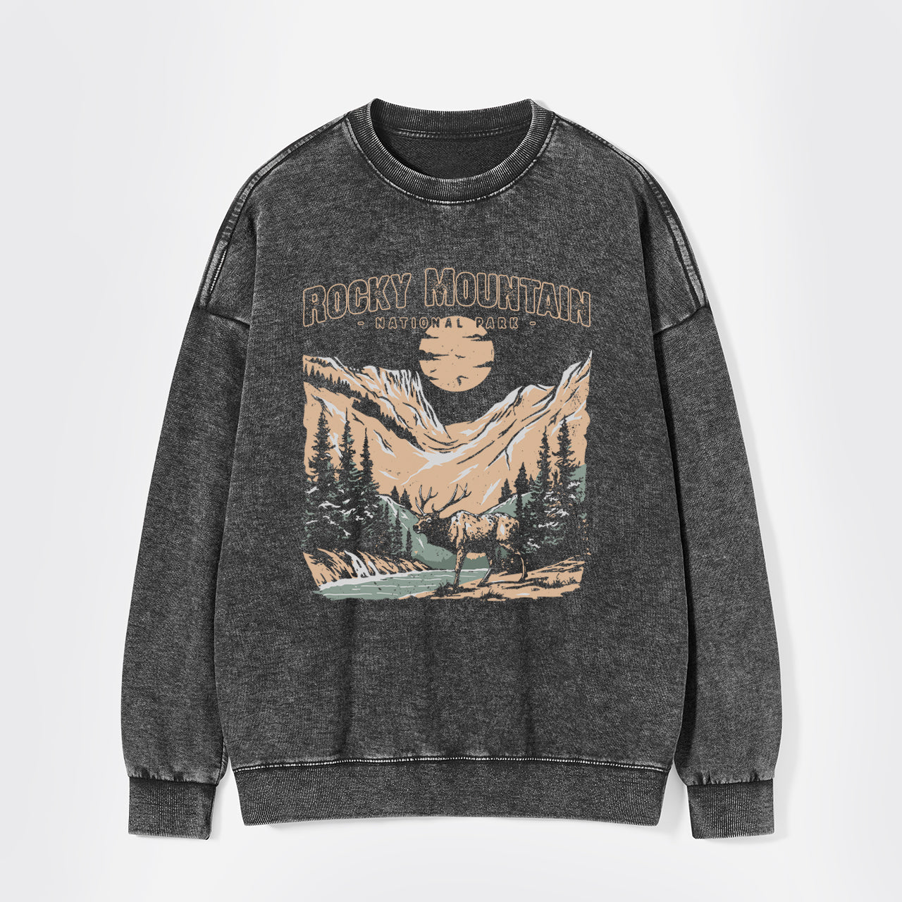 Rocky Mountain National Park Washed Sweatshirts