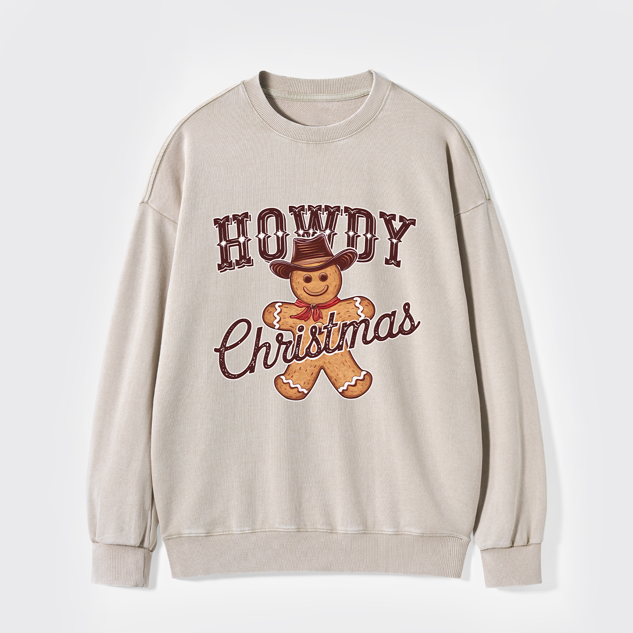 Howdy Christmas Washed Sweatshirts