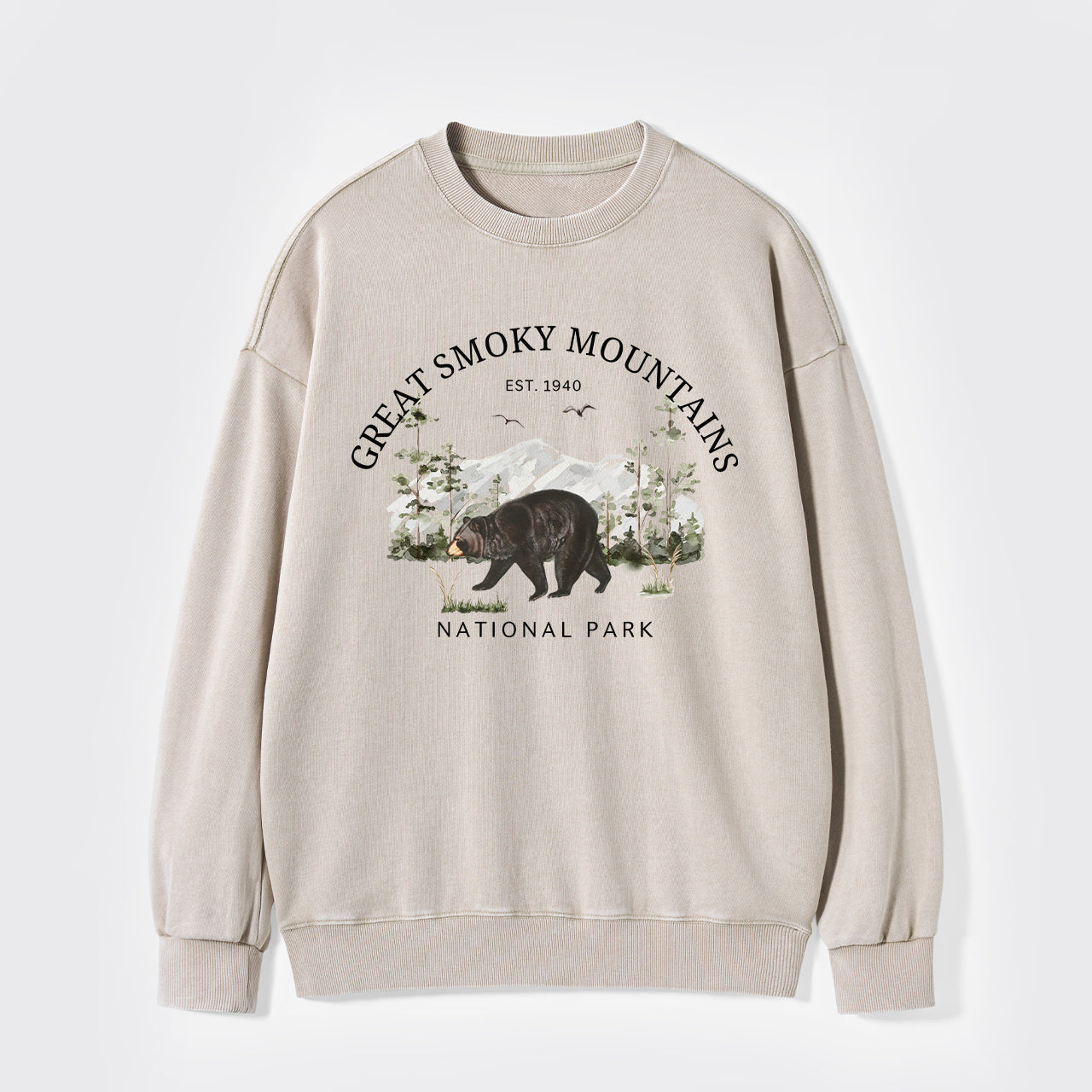 Great Smoky Mountains National Park EST.1940 Washed Sweatshirts