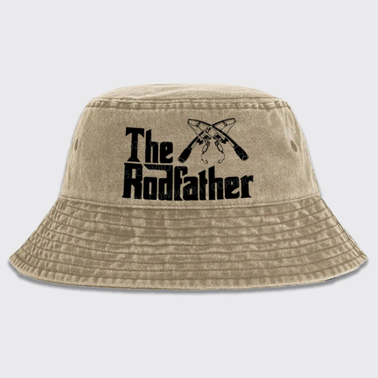 The Rodfather Funny Fishing Bucket Hat