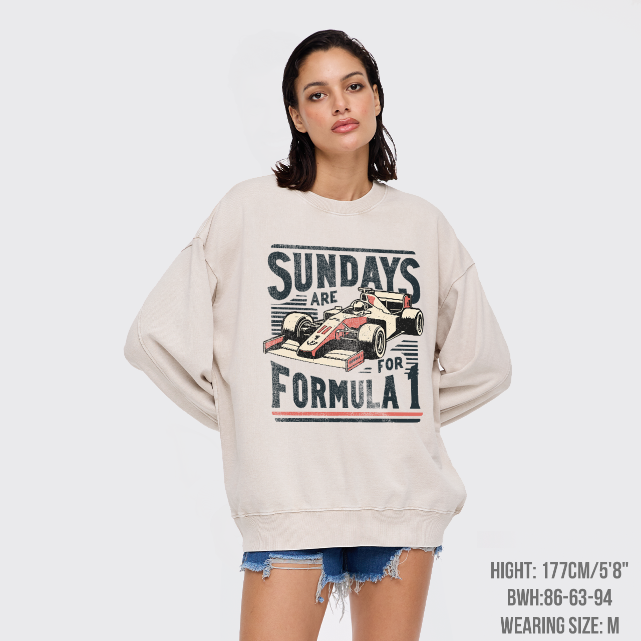 Formula 1 Race Day Coaster Washed Sweatshirts