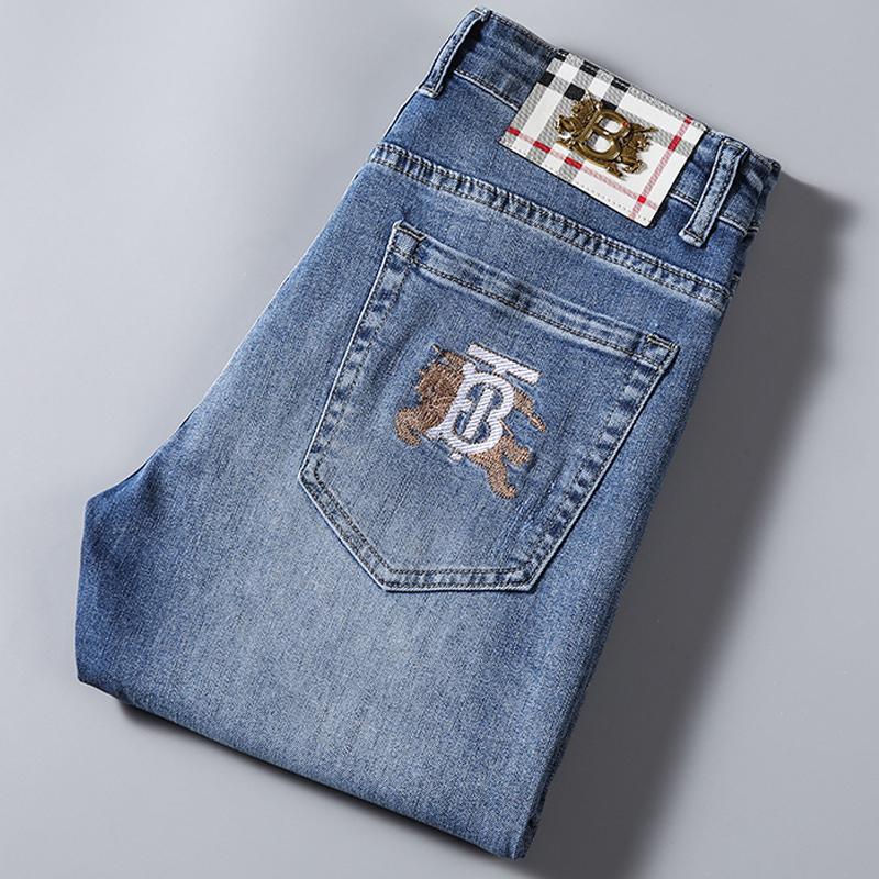New embroidered denim trousers 1024022110