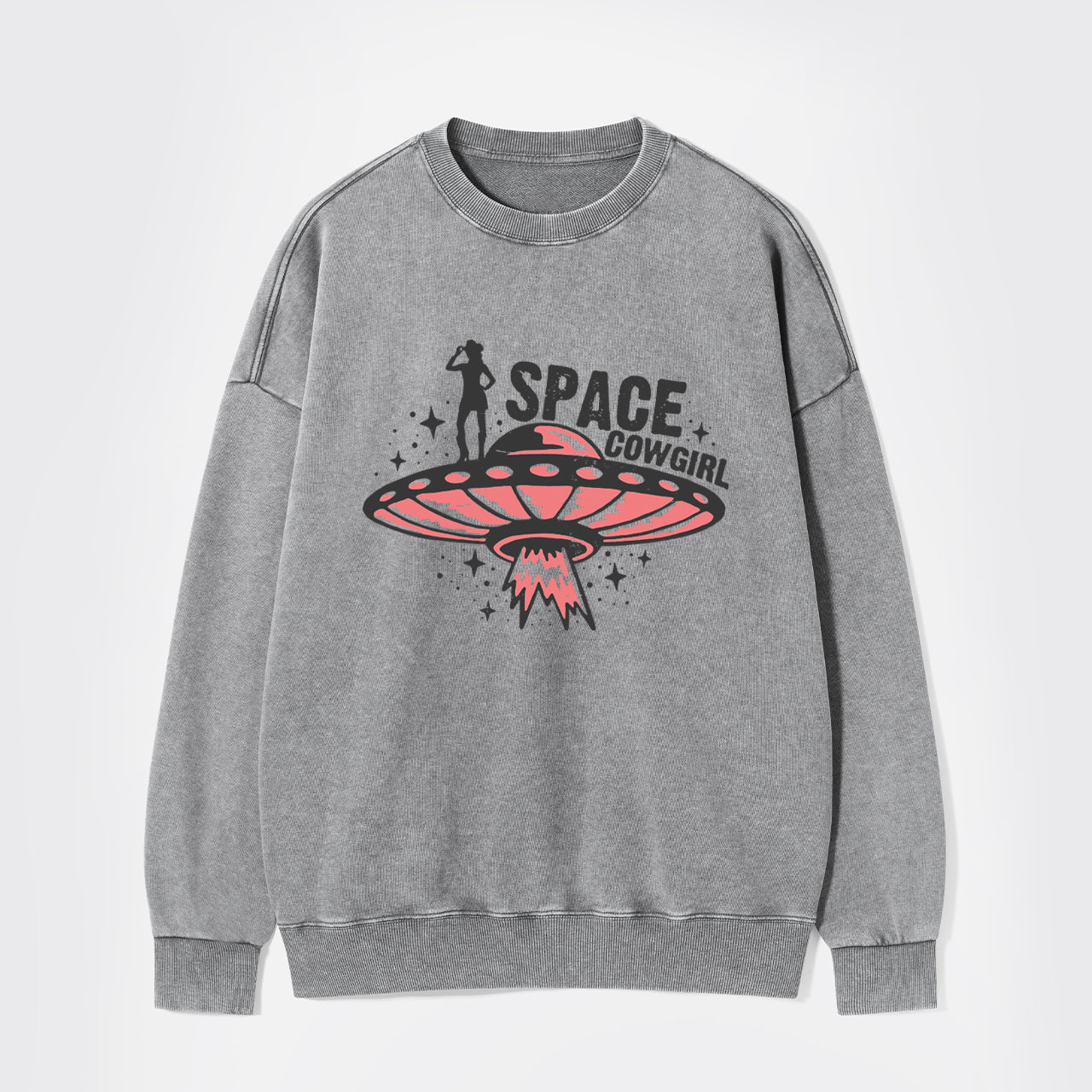 The cowgirl Is Here To Pick You Up Washed Sweatshirts