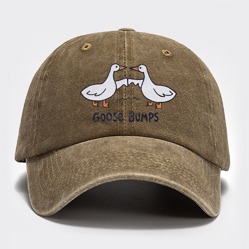Goose Bump Embroidered Baseball Cap