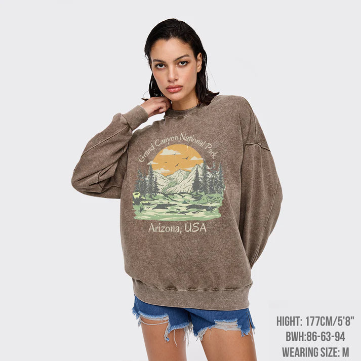 Grand Canyon National Park Washed Sweatshirts