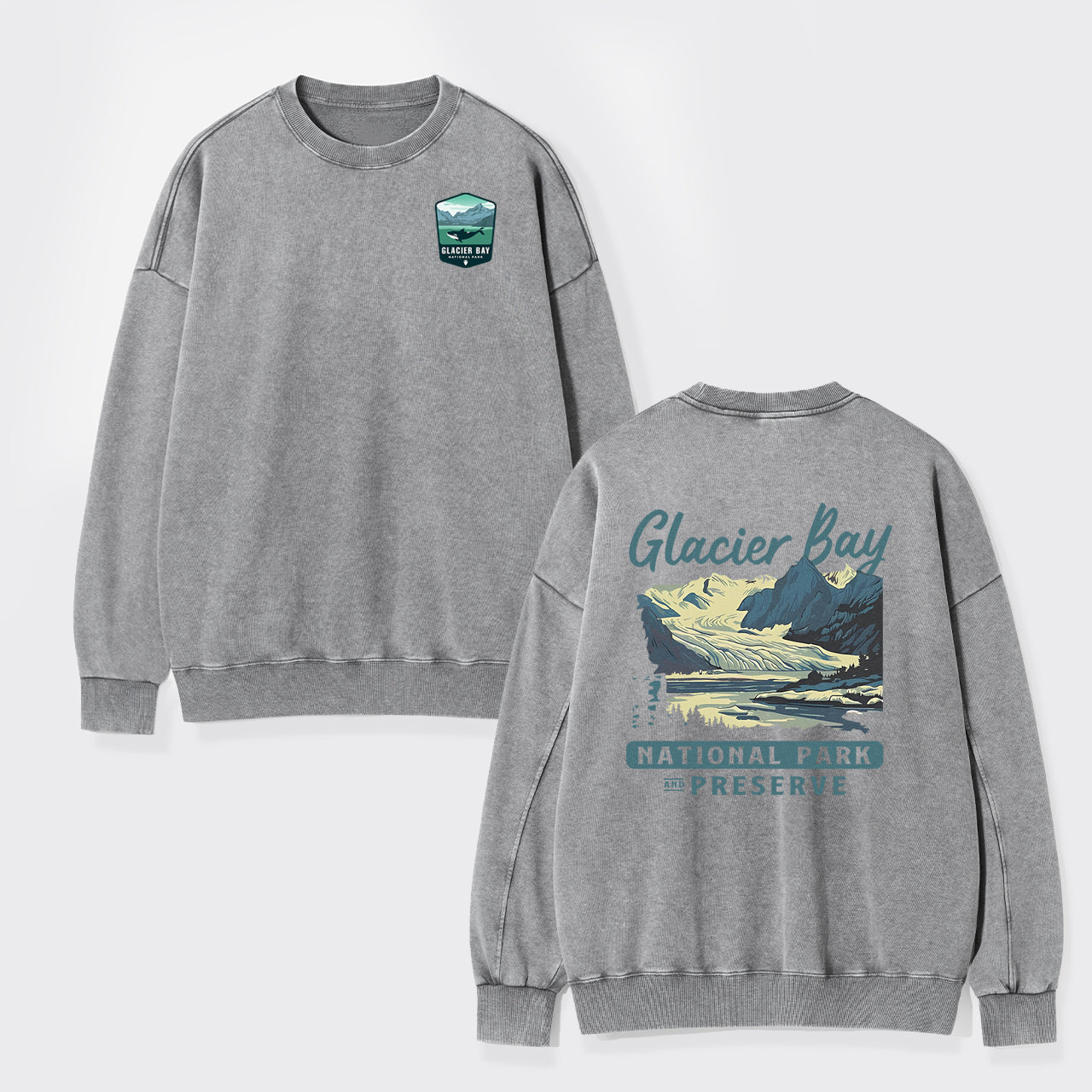 Glacier Bay National Park Washed Sweatshirts