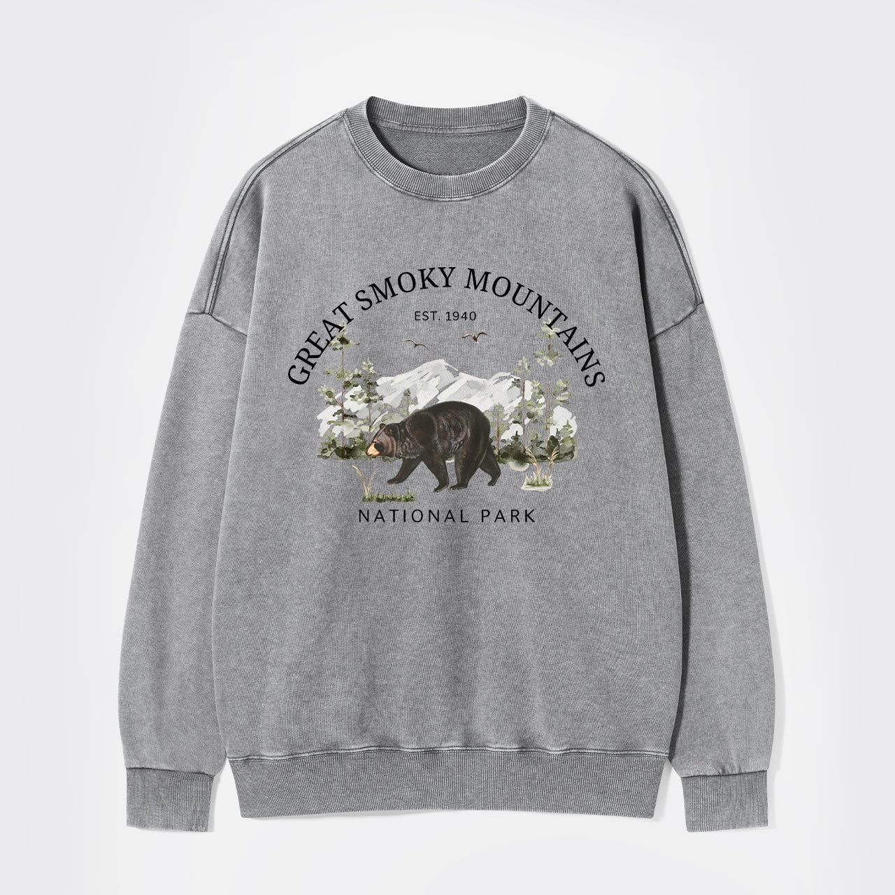 Great Smoky Mountains National Park EST.1940 Washed Sweatshirts