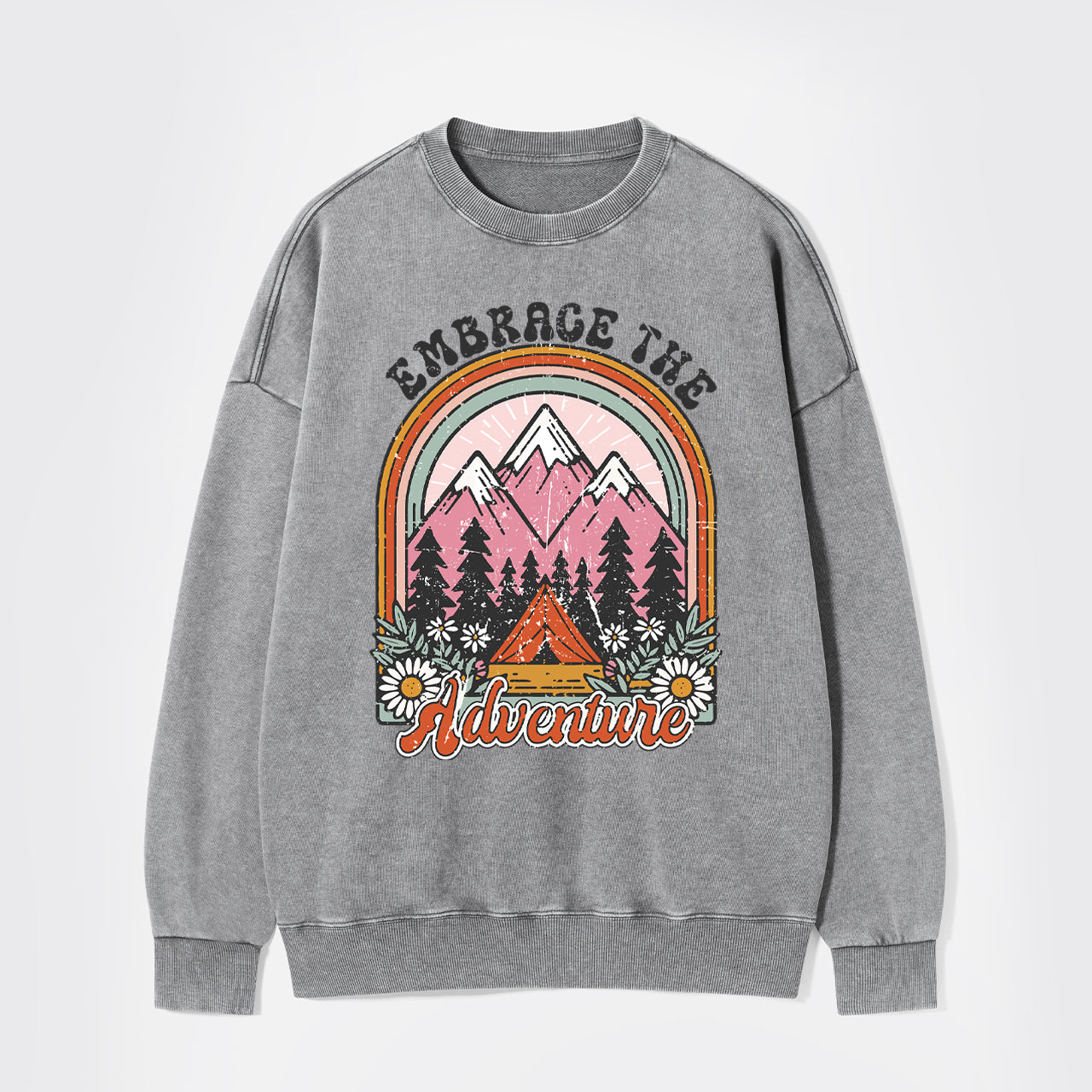Embrace The Adventure Washed Sweatshirts