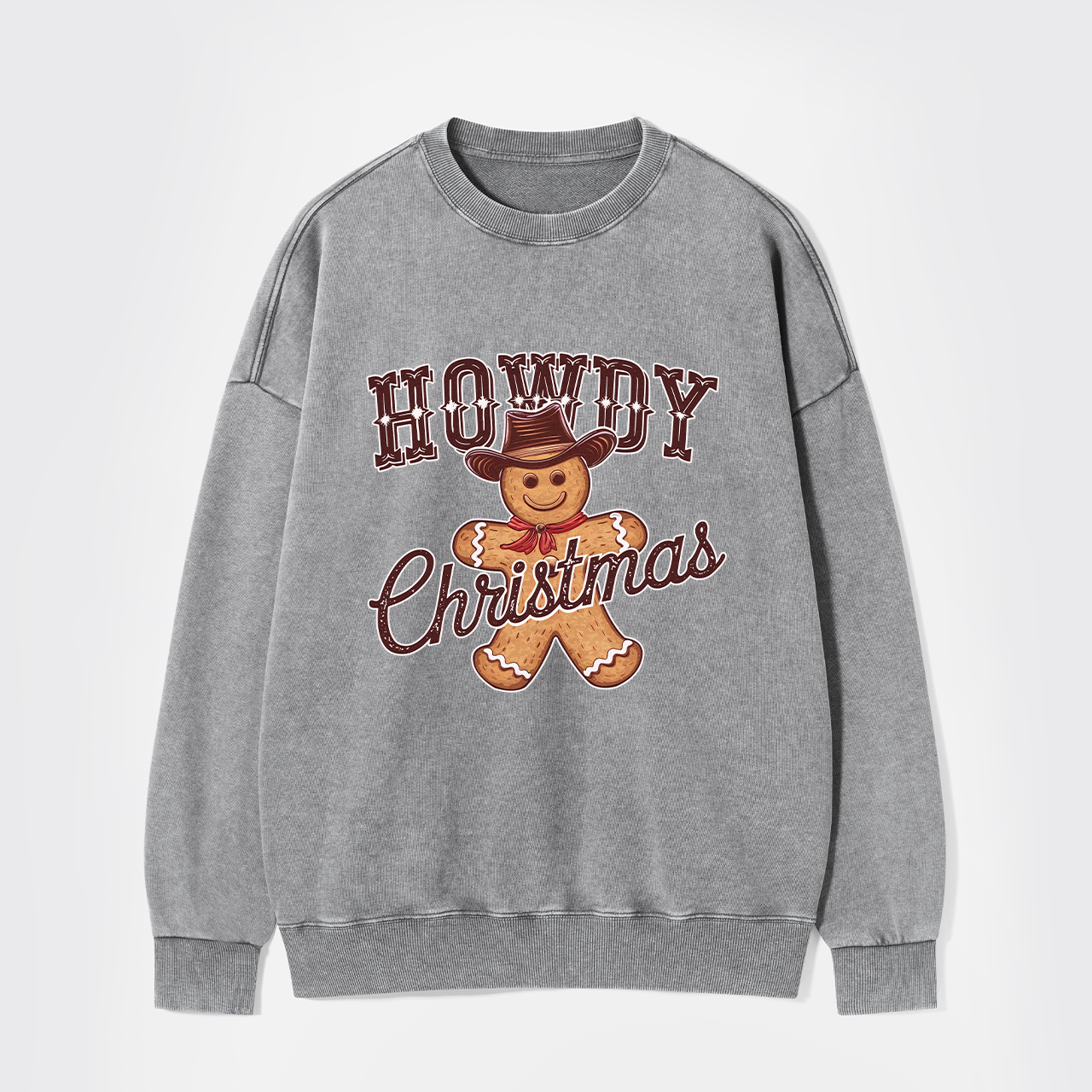 Howdy Christmas Washed Sweatshirts