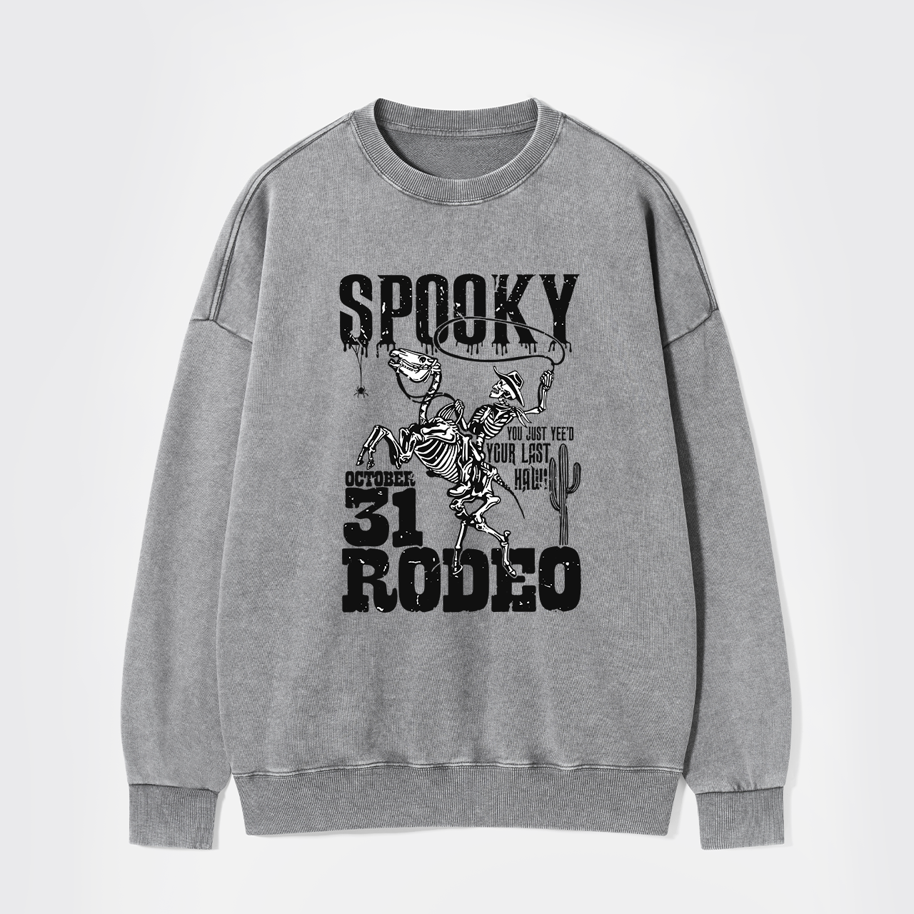 Retro Spooky Rodeo Washed Sweatshirts