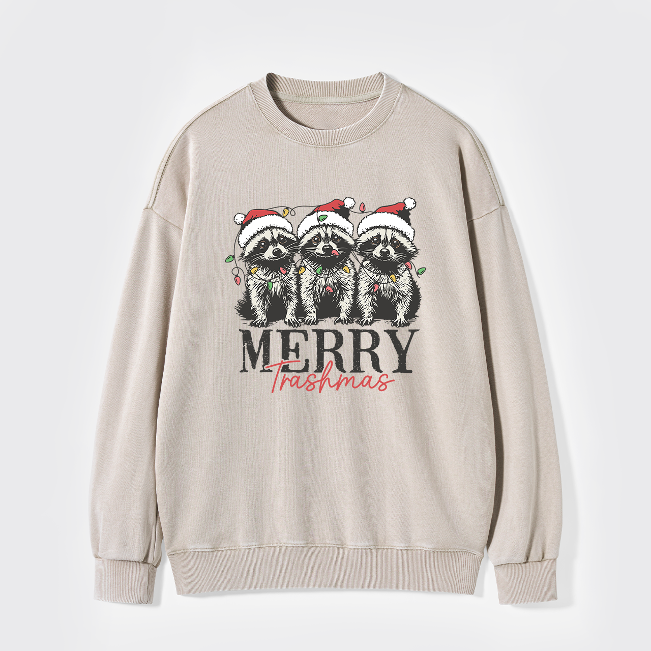 Merry Trashmas Washed Sweatshirts