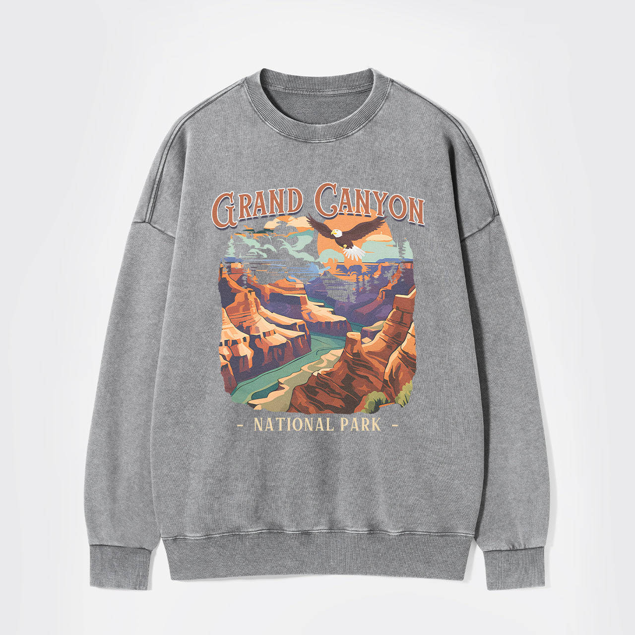 Vintage Grand Canyon National Park Washed Sweatshirts