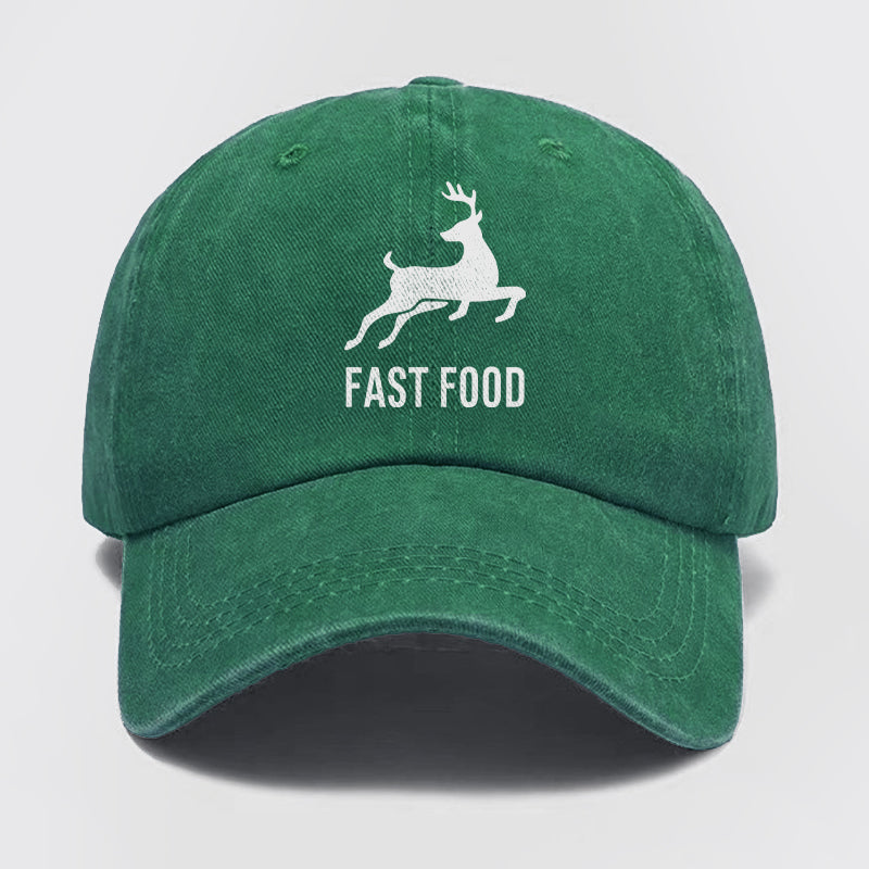 Fast Food Washed Baseball Cap