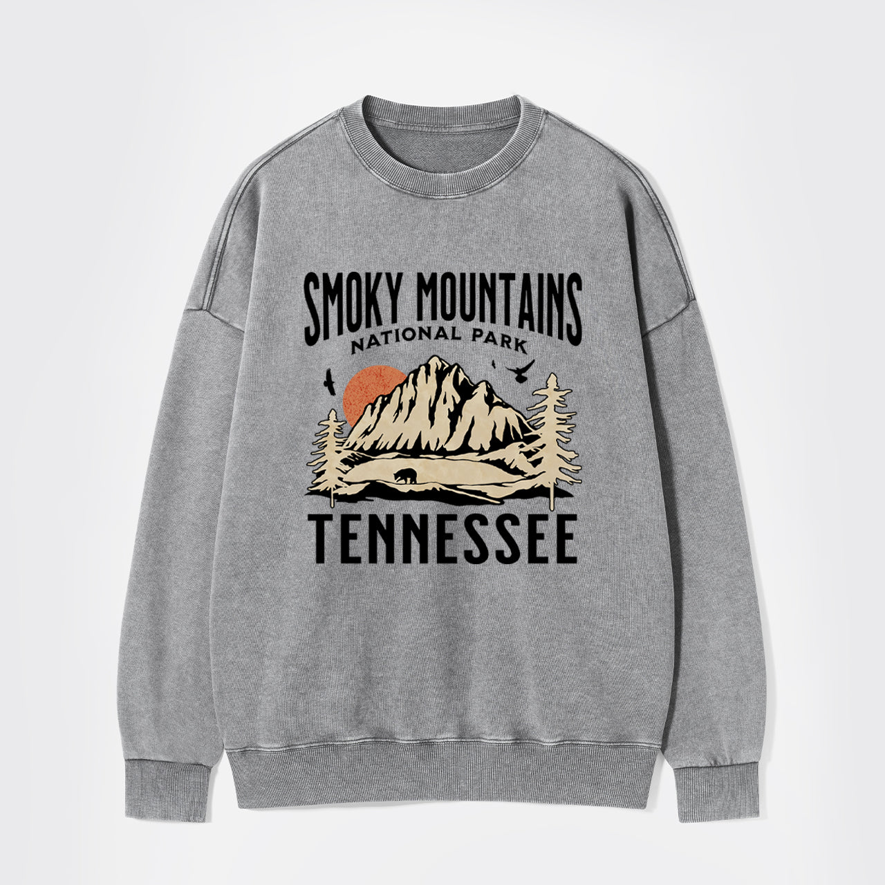 Smoky Mountains National Park Tennessee Washed Sweatshirts