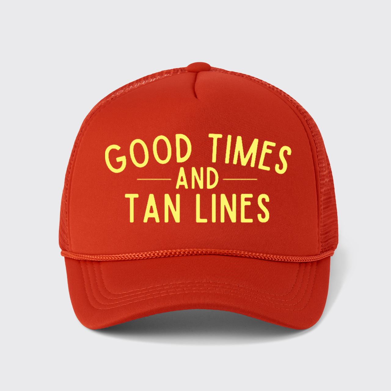 Good Times And Tan Lines Trucker Hat