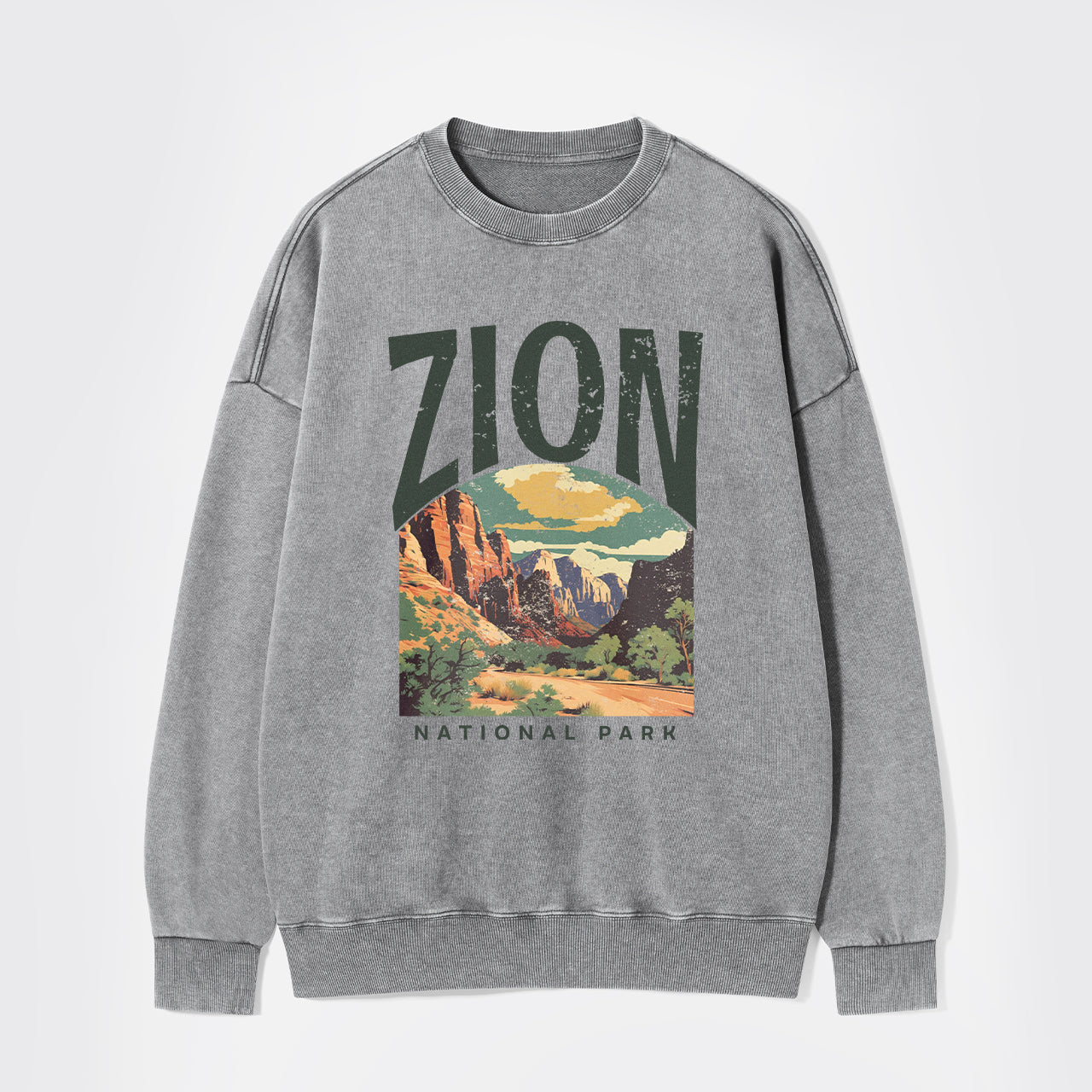Zion National Park Washed Sweatshirts