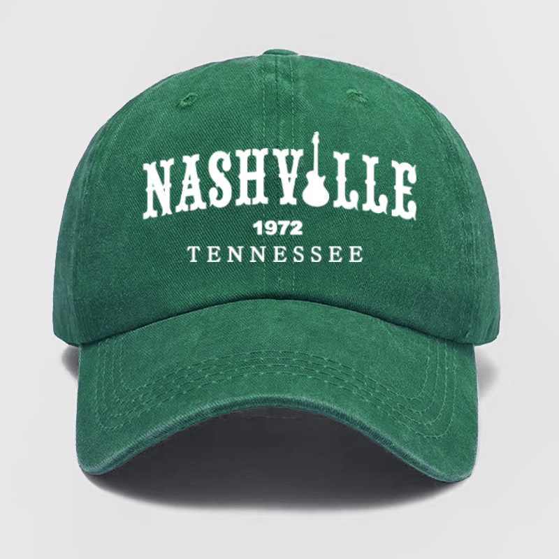 Nashville Tennessee Washed Baseball Cap