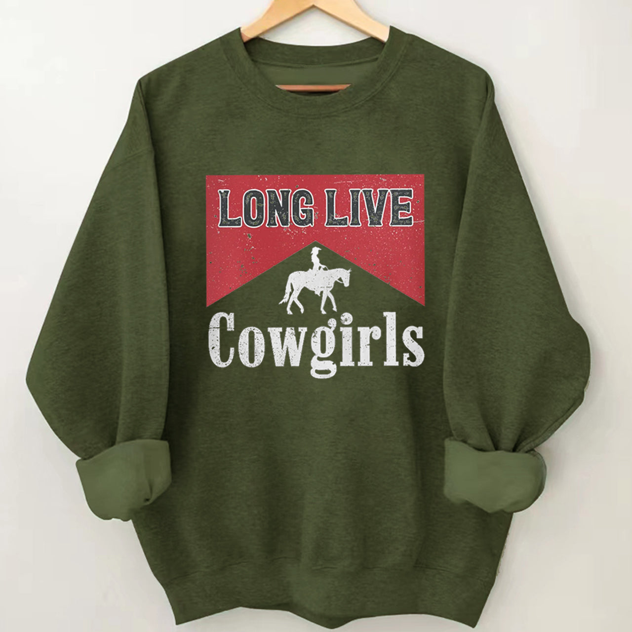 Long Live Cowgirls Printed Sweatshirt