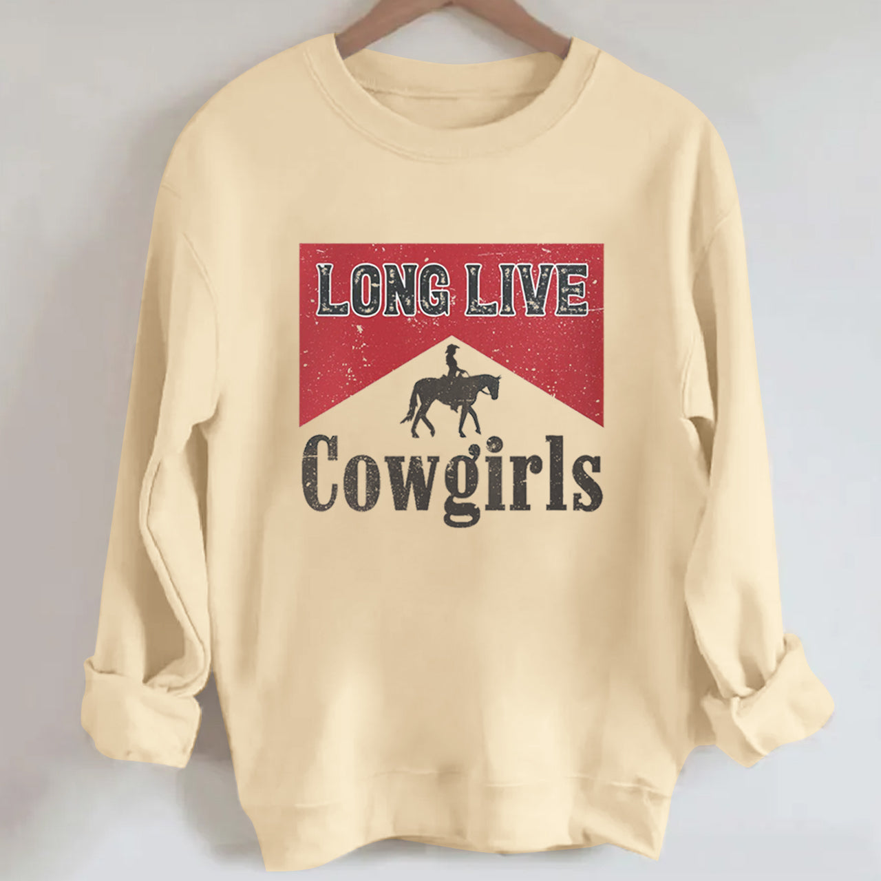 Long Live Cowgirls Printed Sweatshirt