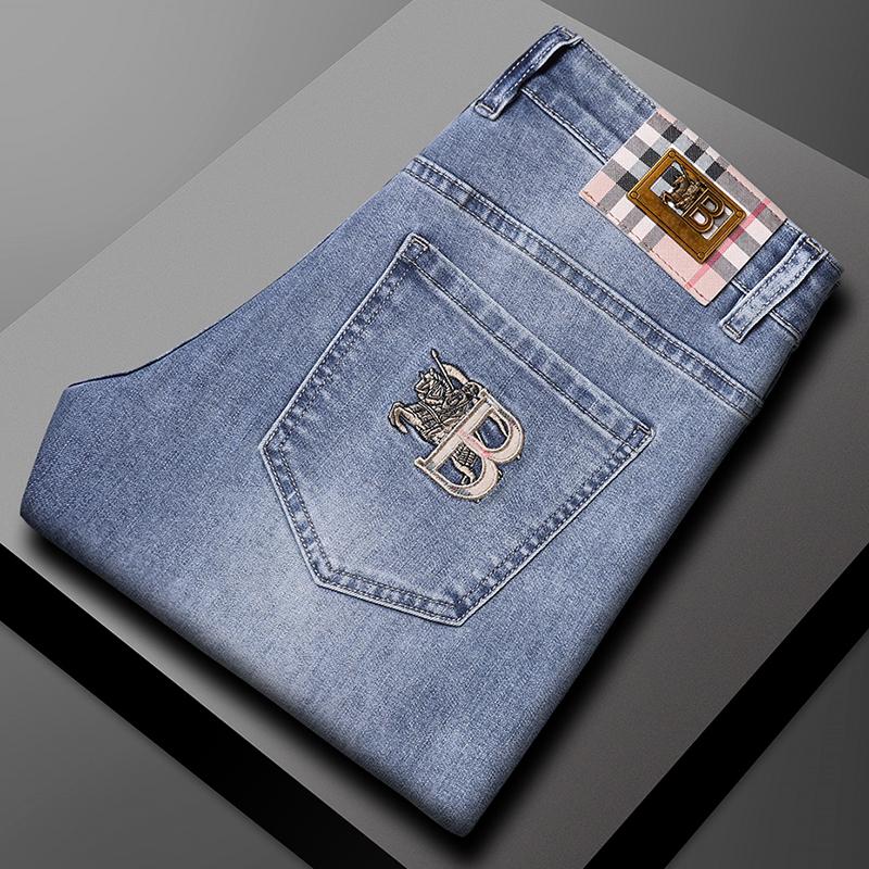 New embroidered denim trousers 1024022110