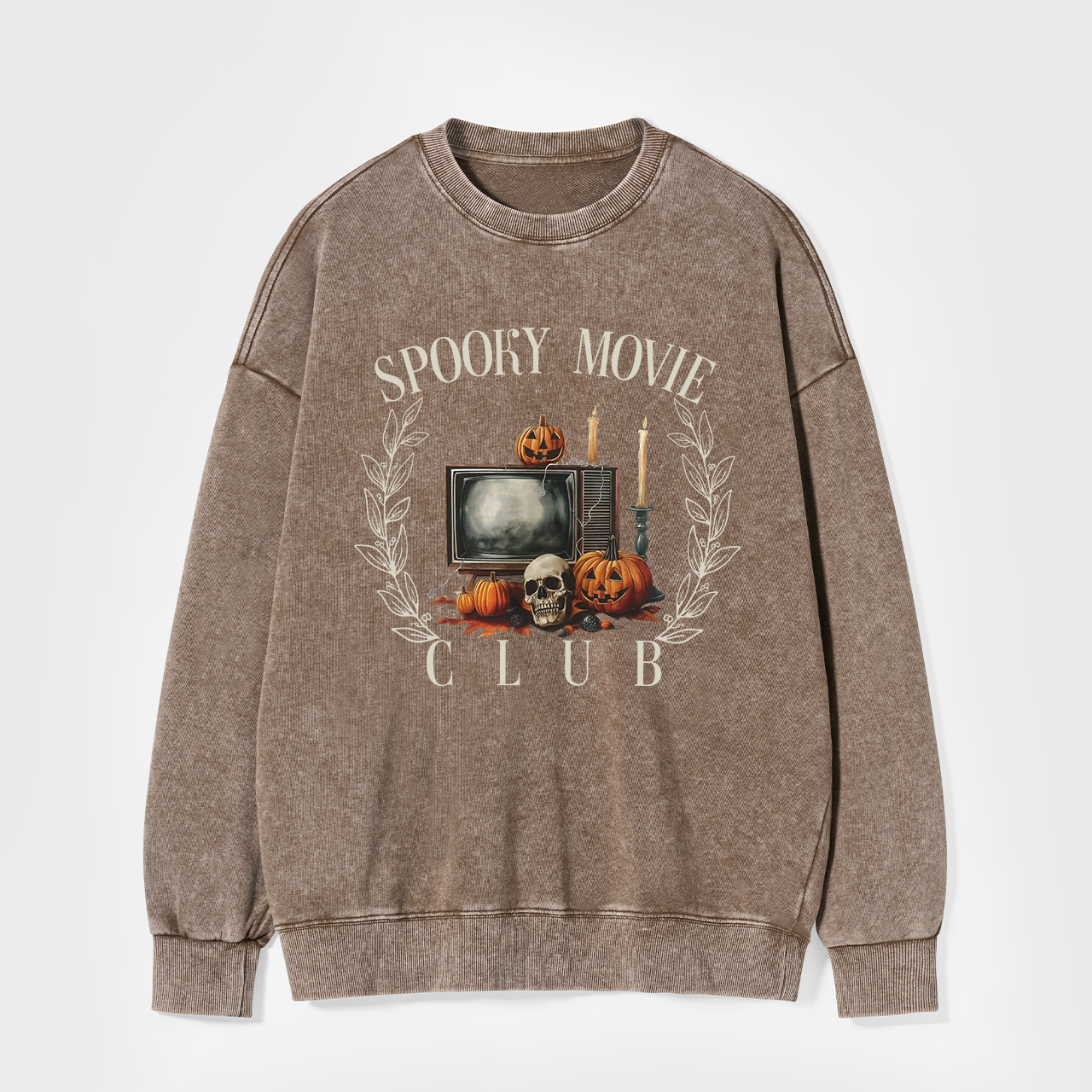 Spooky Movie Club Washed Sweatshirts