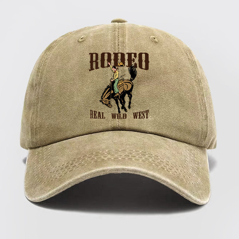 Rodeo Real Wild West Washed Baseball Cap