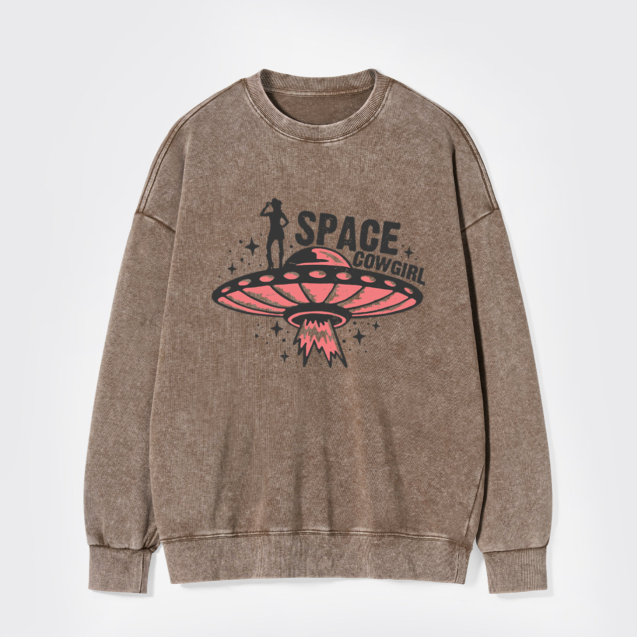 The cowgirl Is Here To Pick You Up Washed Sweatshirts