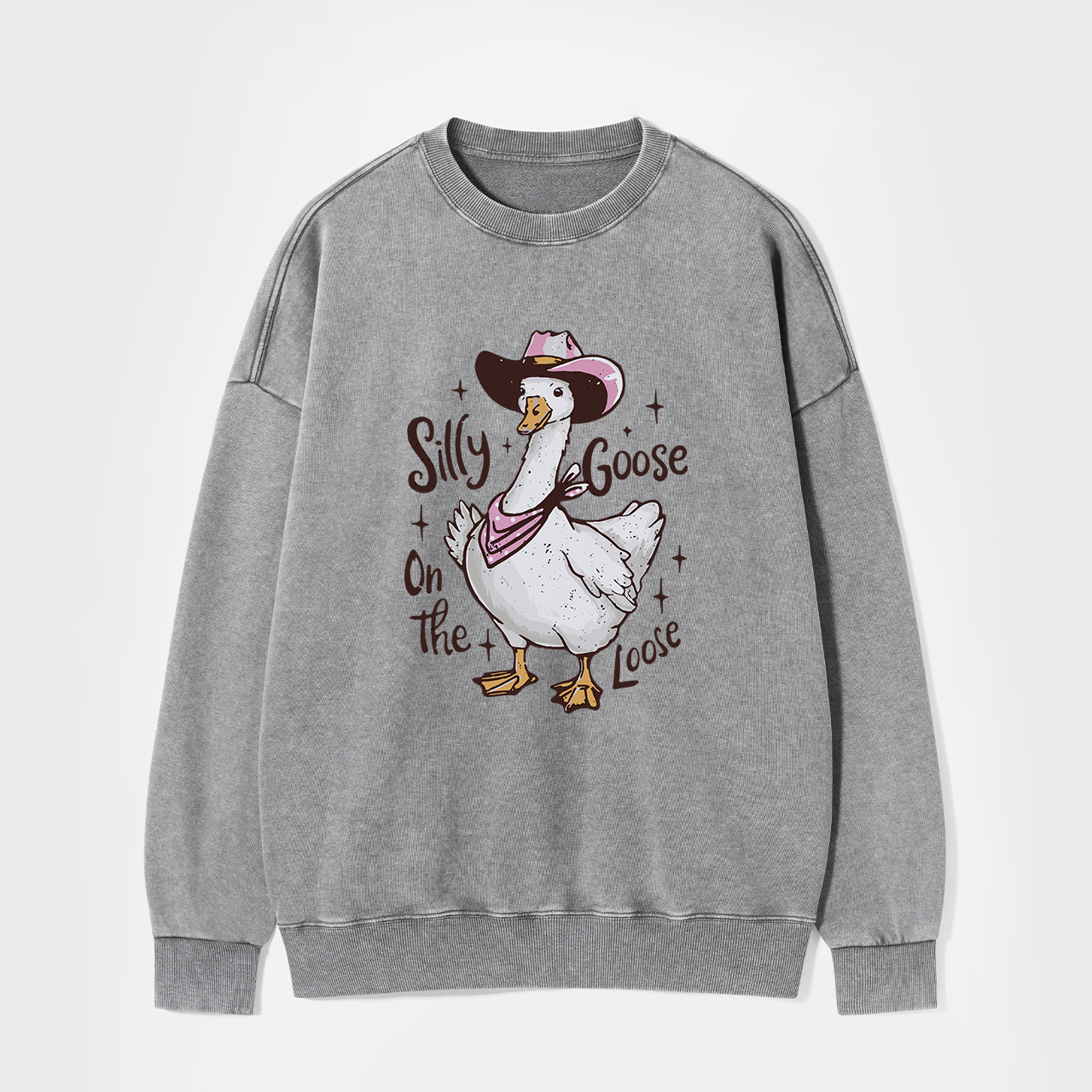 Silly Goose,On The Loose Washed Sweatshirts
