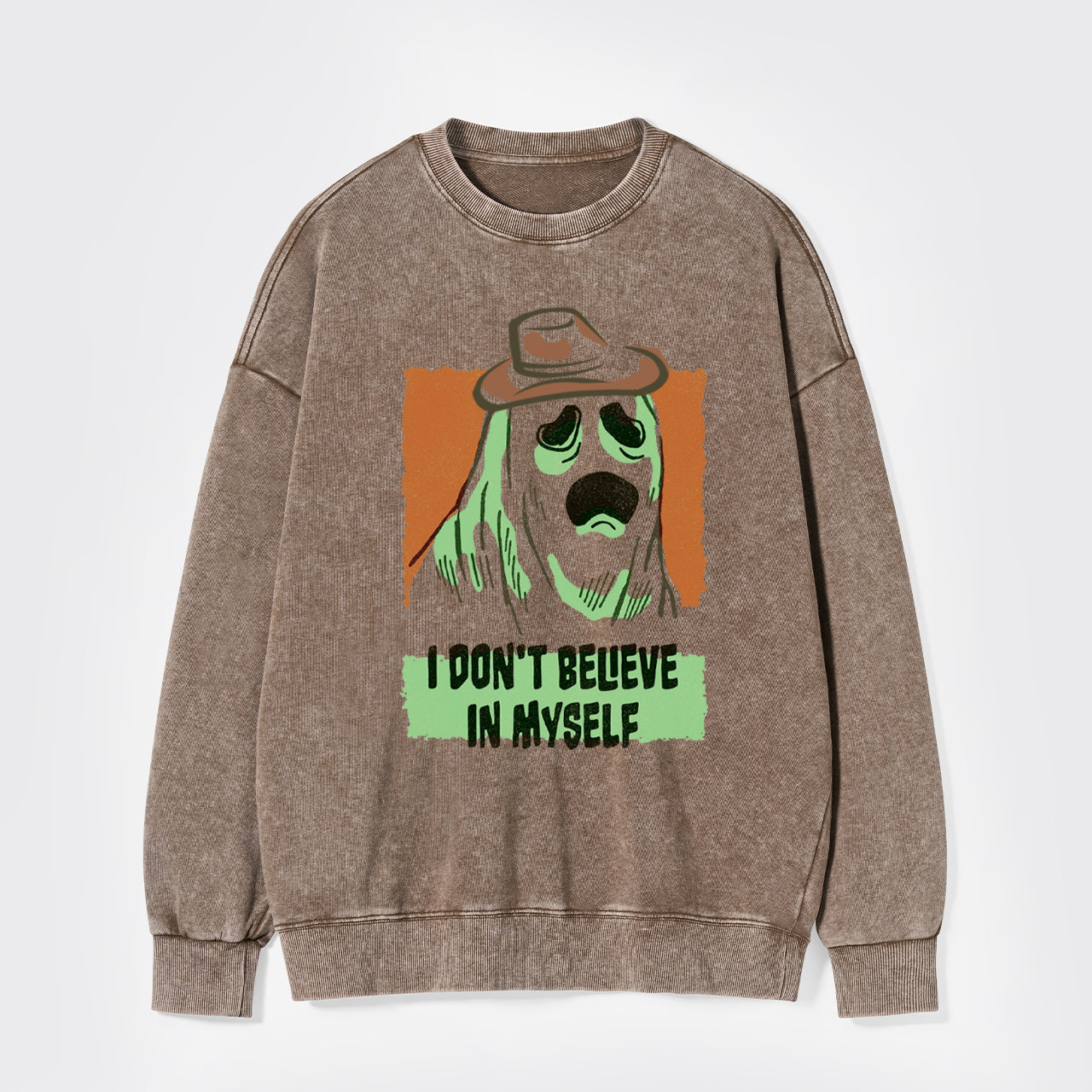 Halloween Ghosts in Therapy Washed Sweatshirts