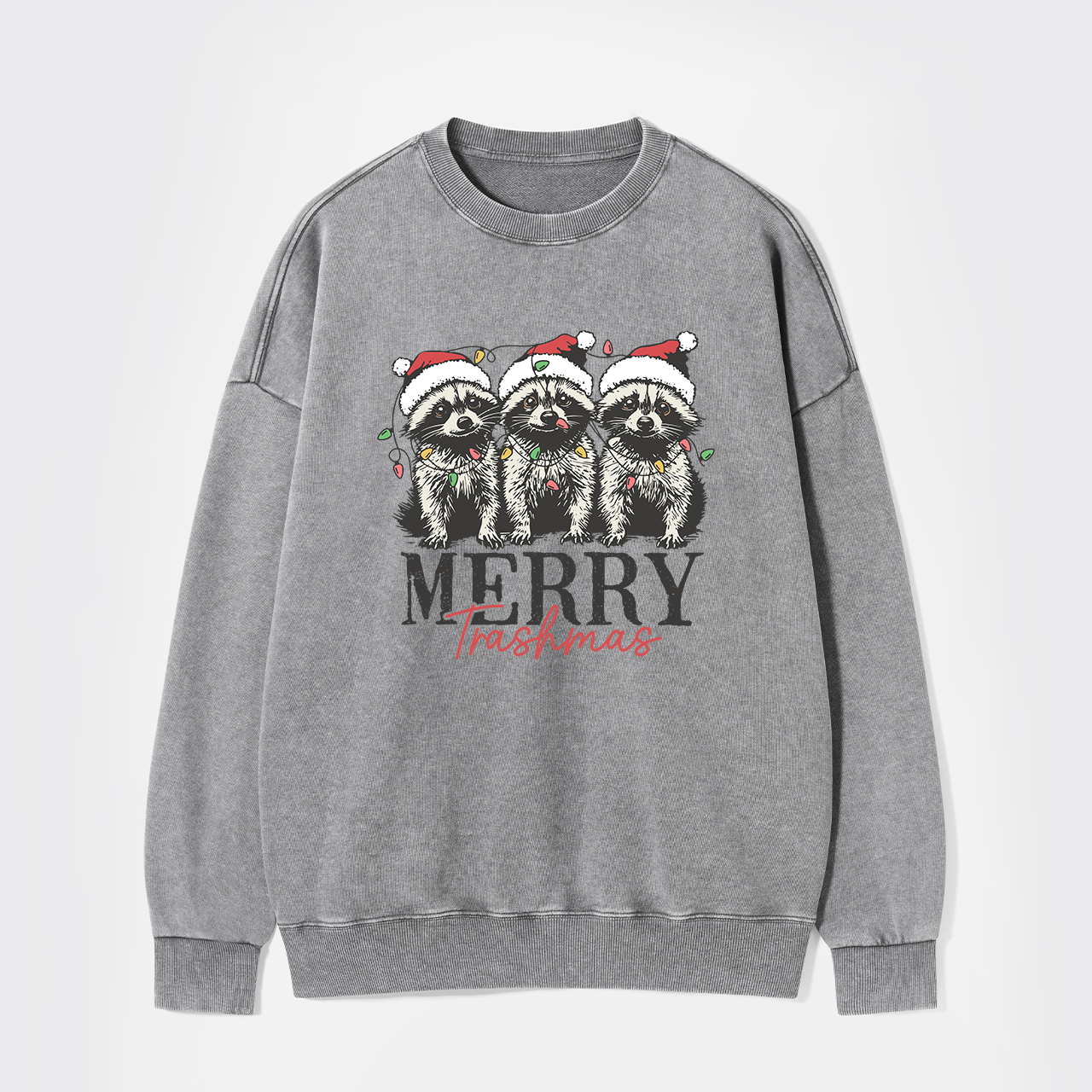 Merry Trashmas Washed Sweatshirts