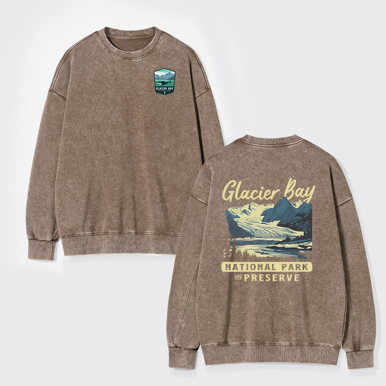 Glacier Bay National Park Washed Sweatshirts