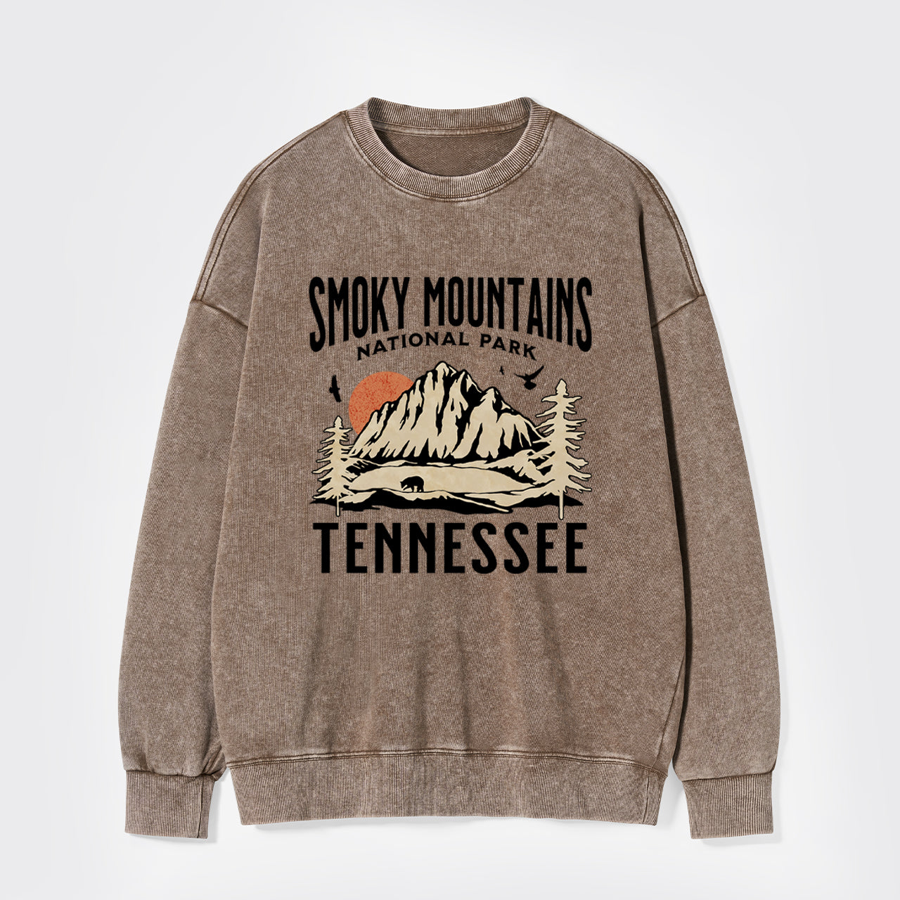 Smoky Mountains National Park Tennessee Washed Sweatshirts