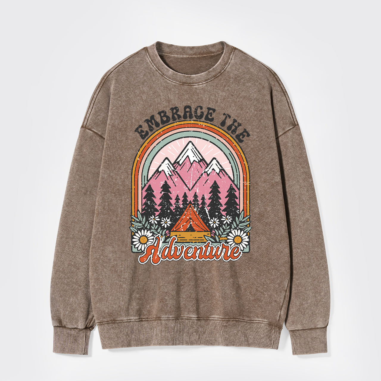 Embrace The Adventure Washed Sweatshirts