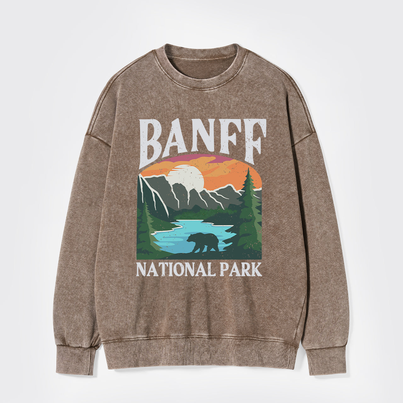 Rockies Banff National Park Washed Sweatshirts