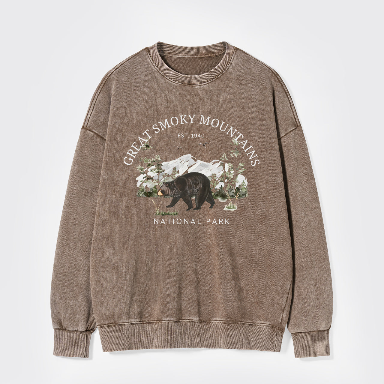 Great Smoky Mountains National Park EST.1940 Washed Sweatshirts