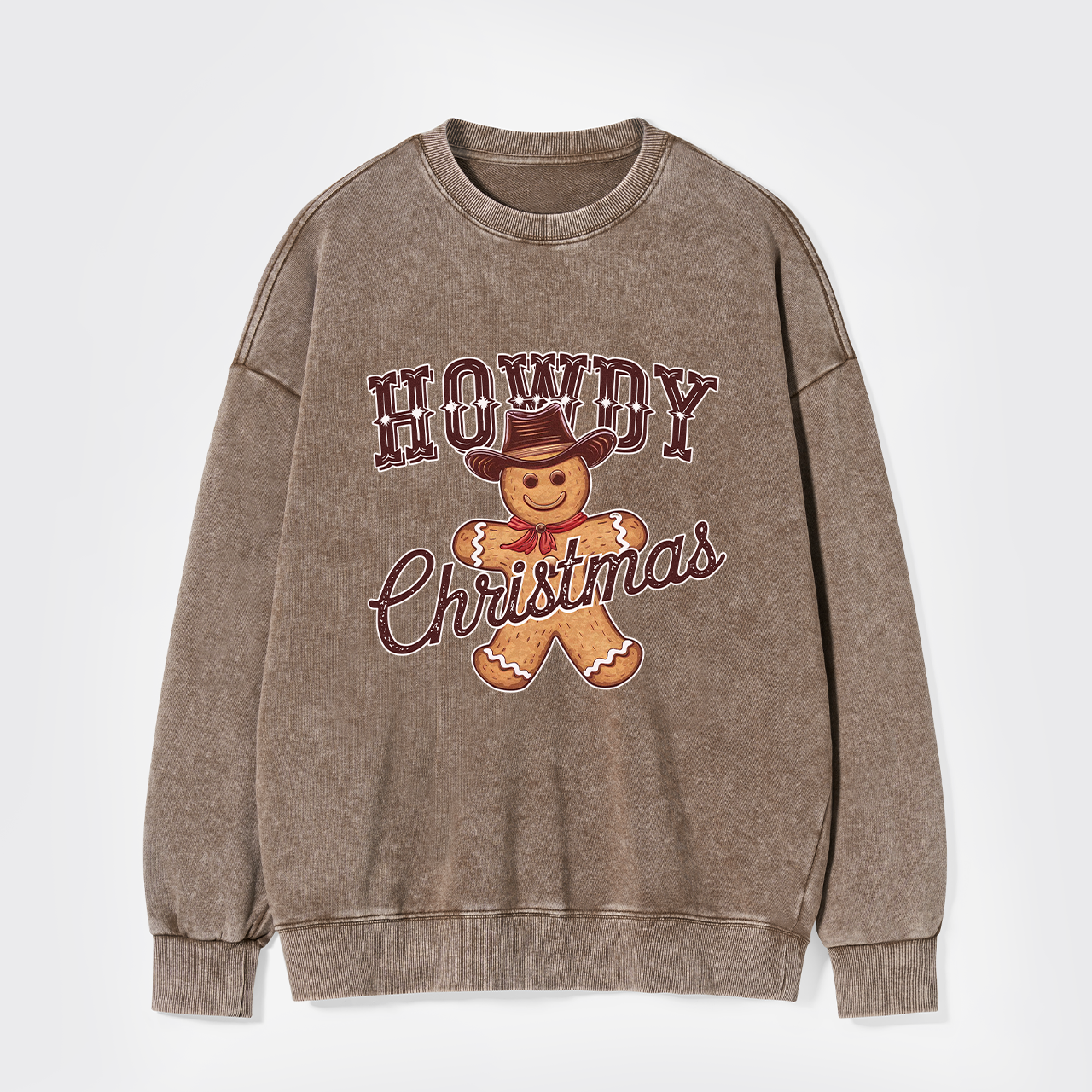 Howdy Christmas Washed Sweatshirts