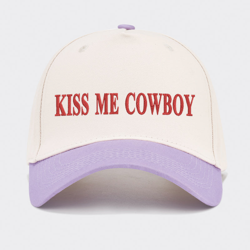Kiss Me Cowboy Baseball Cap