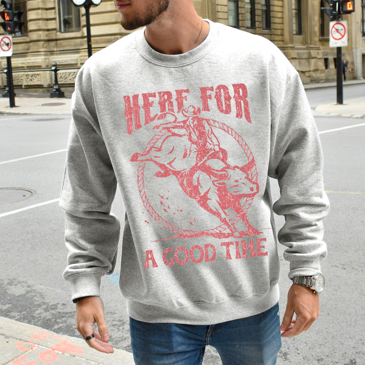 Cowboy Here For A Good Time Sweatshirt