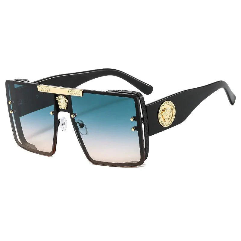Fashion Generous Frame Glasses Personalized Metal Sunglasses 1024030805