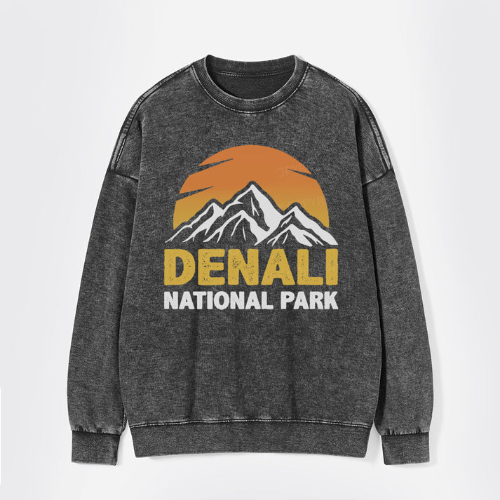 Denali National Park Washed Sweatshirts