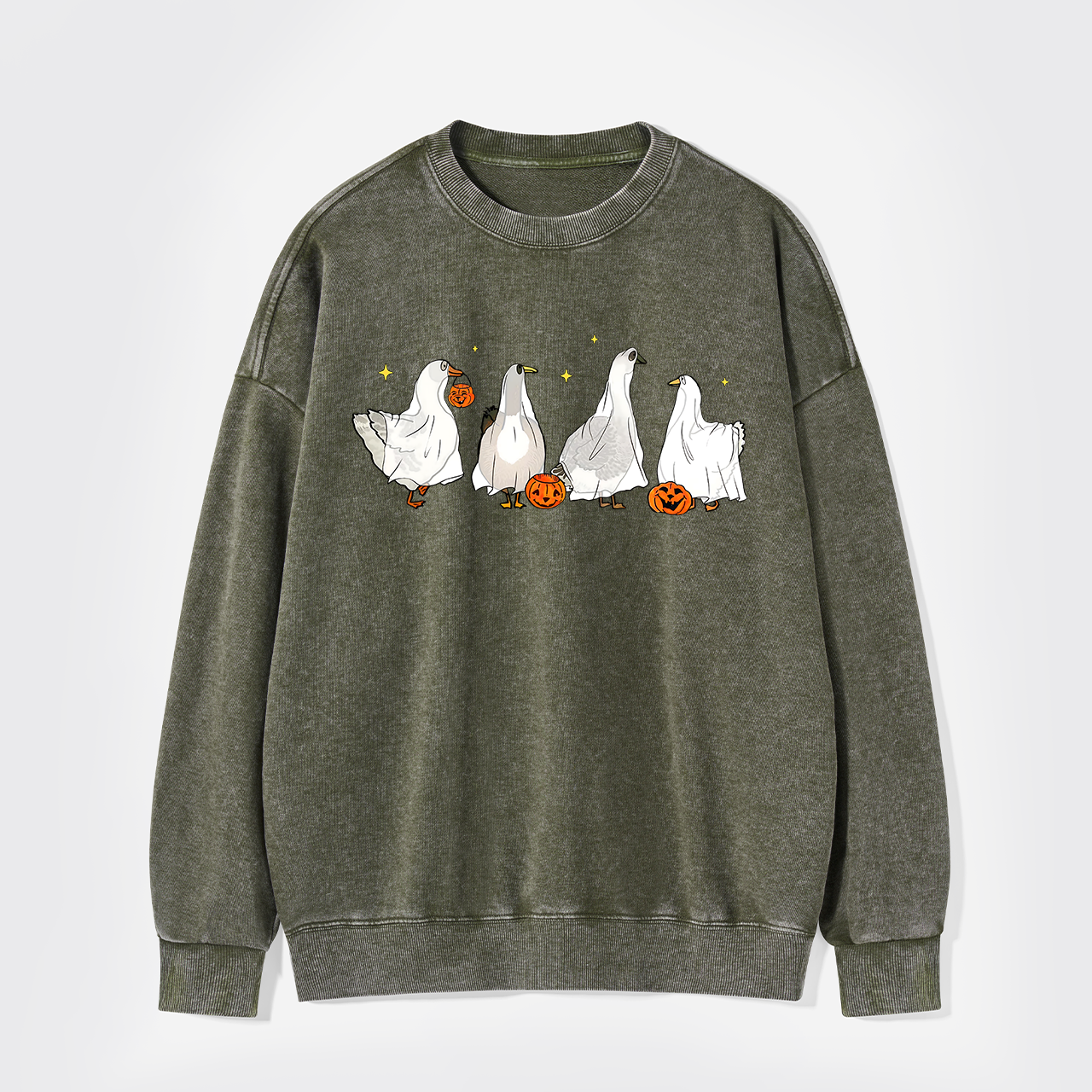 Halloween Ghost Ducks Sweatshirts