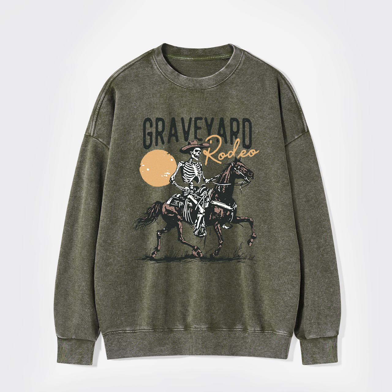 Graveyard Rodeo Washed Sweatshirts